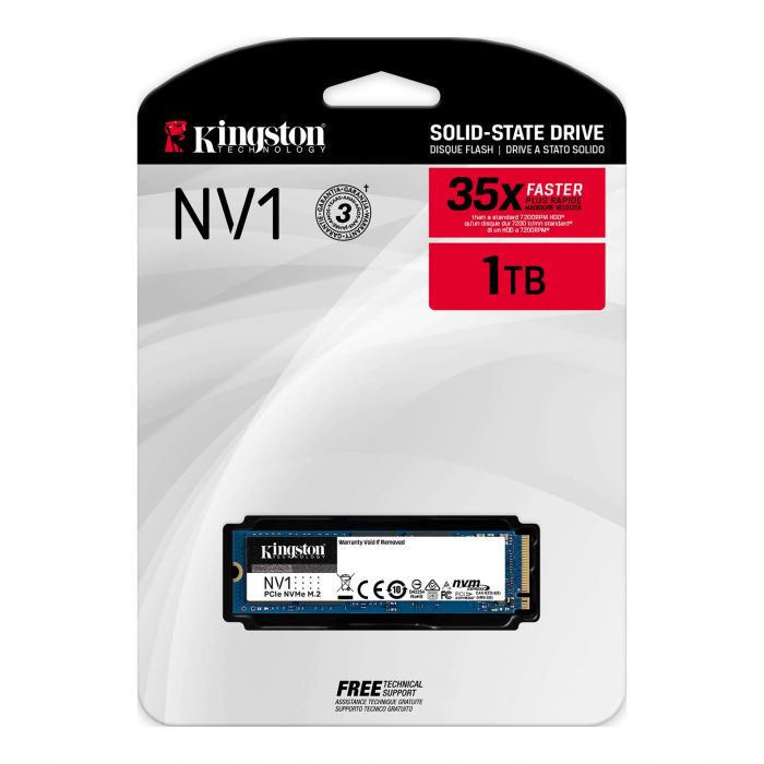 Накопичувач SSD Kingston M.2 1TB PCIe 3.0 NV1