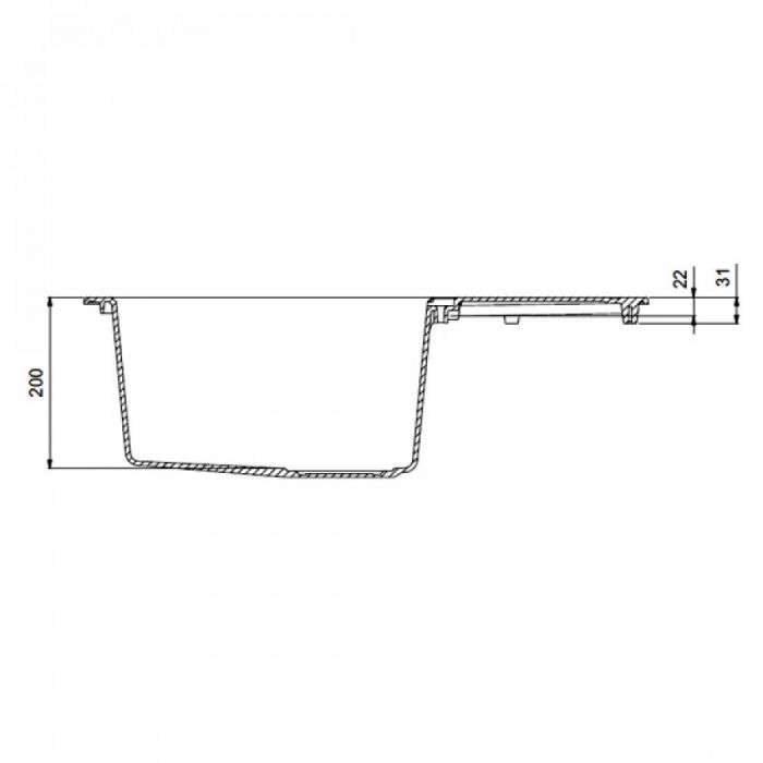 Кухонні мийки Franke Sirius S2D Slim 611-78 XL/143.0627.387/ тектонайт/з крилом/ 780х430х200/білий