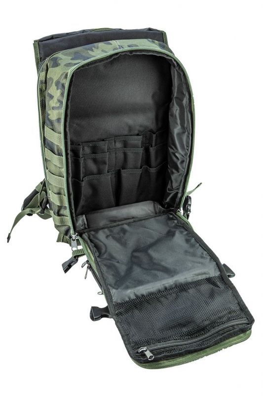 Рюкзак NEO "CAMO", туристичний, камуфляжний, 30л, 22 кишені, посилений, поліестер 600D, 50х29. 5х19 см