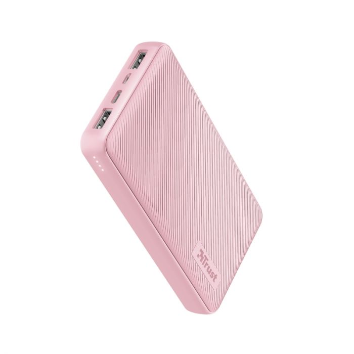 Портативний зарядний пристрій Trust Primo 15000 mAh Pink