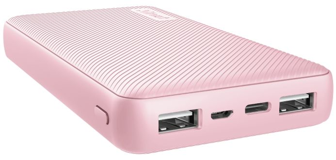 Портативний зарядний пристрій Trust Primo 15000 mAh Pink