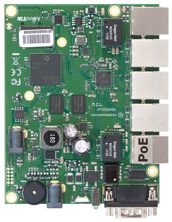 Маршрутизатор MikroTik RouterBOARD RB450Gx4