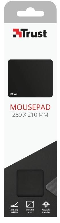Килимок для миші TRUST Mouse Pad M Black (250х210х3мм)
