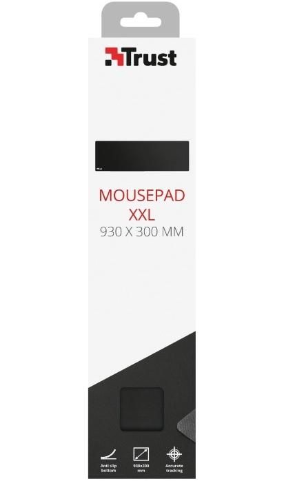 Килимок для миші TRUST Mouse Pad XXL Black (930х300х3мм)