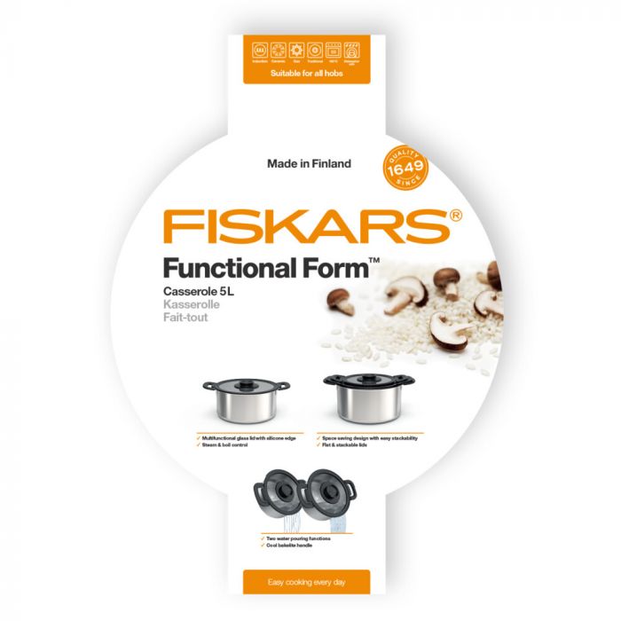 Каструля Fiskars Form 5 л