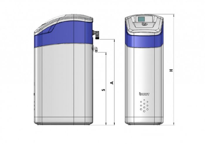Ecosoft Фільтр пом'якшення води BWT PerlaSilk L, до 1.6 м3/год, підкл. 3/4, 20 л загрузки