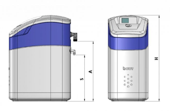 Фільтр пом'якшення води BWT PerlaSilk S, до 1.4 м3/год, підкл. 3/4, 10 л загрузки