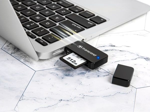 Кардрідер Transcend USB 3.0 microSD/SD White