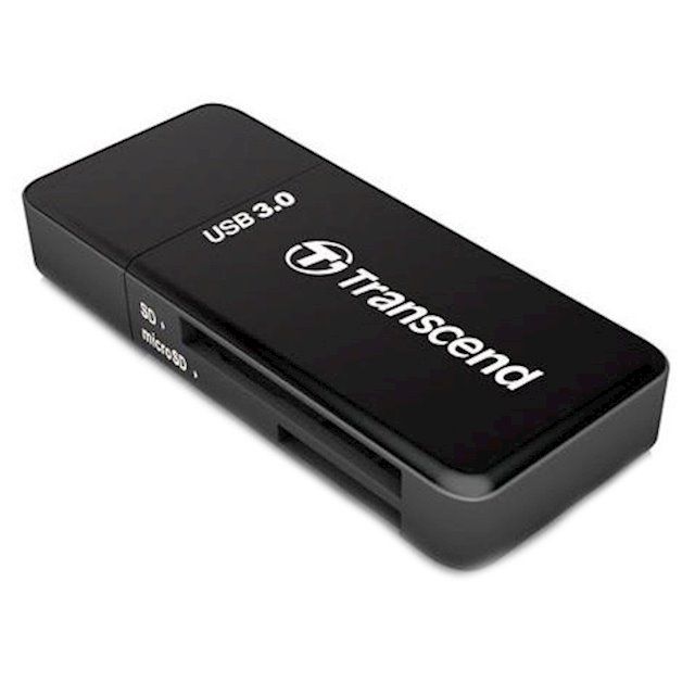 Кардрідер Transcend USB 3.0 microSD/SD Black