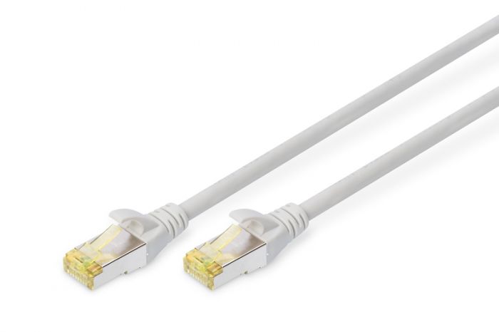 Патч-корд DIGITUS CAT 6a S-FTP, 25м, AWG 26/7 сірого кольору