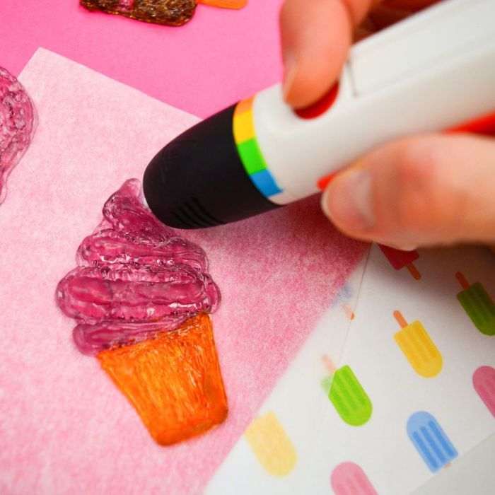 Набір картриджів для 3D ручки Polaroid Candy pen, кола, коричневий ( 40 шт)