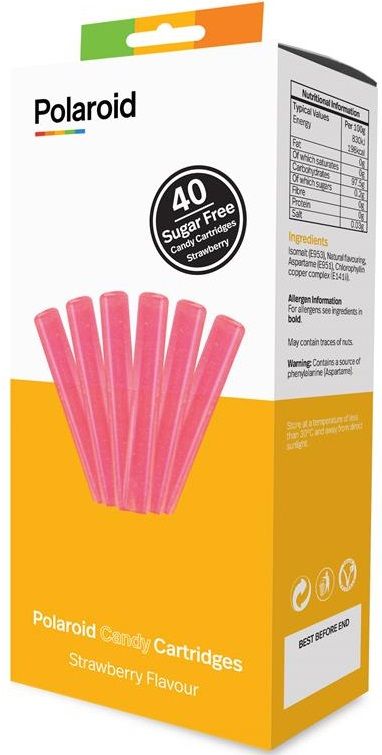 Набір картриджів для 3D ручки Polaroid Candy pen, полуниця, рожевий (40 шт)