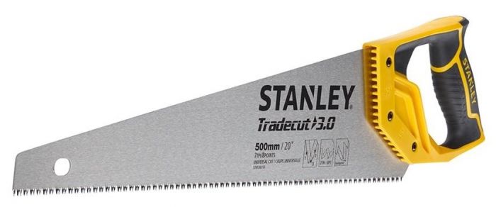 Ножівка по дереву Stanley "Tradecut", 7TPI, 500мм