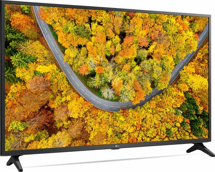 Телевiзор 55" LED 4K LG 55UP75006LF Smart, WebOS, Чорний