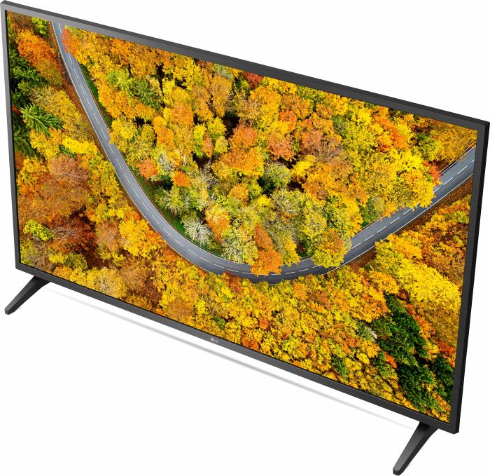 Телевiзор 55" LED 4K LG 55UP75006LF Smart, WebOS, Чорний