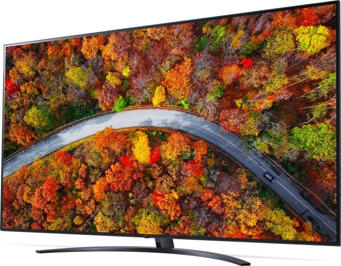 Телевiзор 70" LED 4K LG 70UP81006LA Smart, WebOS, Чорний