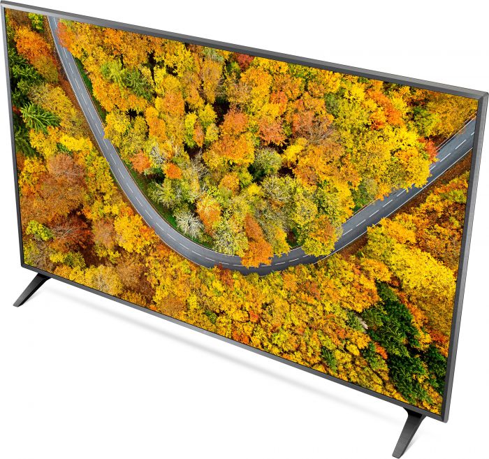 Телевiзор 75" LED 4K LG 75UP75006LC Smart, WebOS, Чорний