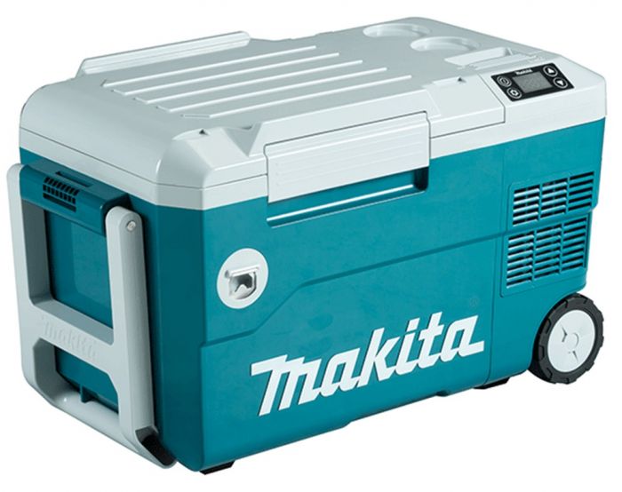 Холодильник мобільний акумуляторний Makita SET-DCW180-PT2 з функцією нагріву, 2ак.,20л,14.3кг