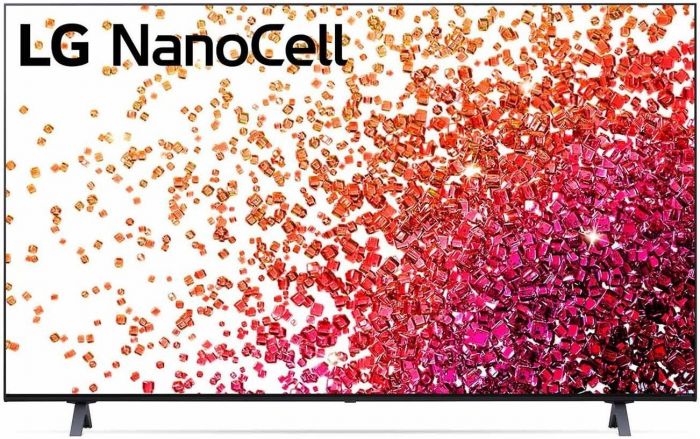 Телевiзор 65" NanoCell 4K LG 65NANO756PA Smart, WebOS, Чорний