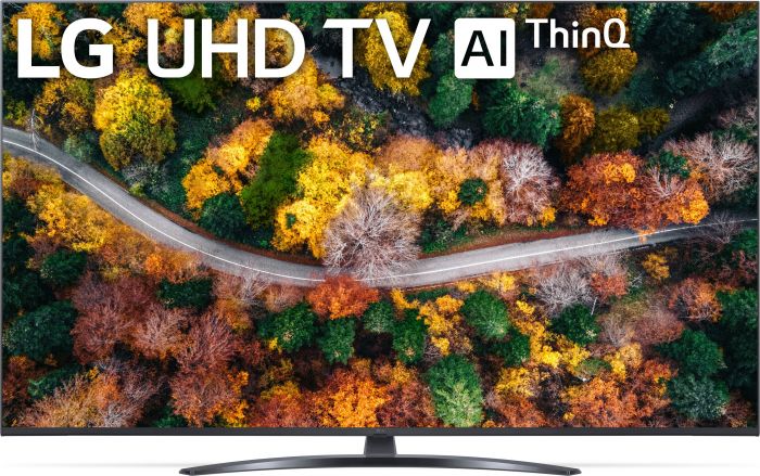 Телевiзор 55" LED 4K LG 55UP78006LB Smart, WebOS, Сiрий