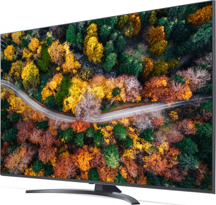 Телевiзор 55" LED 4K LG 55UP78006LB Smart, WebOS, Сiрий