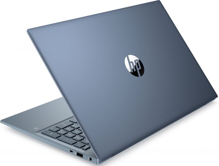 Ноутбук HP Pavilion 15-eh1022ua 15.6" FHD IPS AG, AMD R5-5500U, 8GB, F256GB, UMA, DOS, блакитний