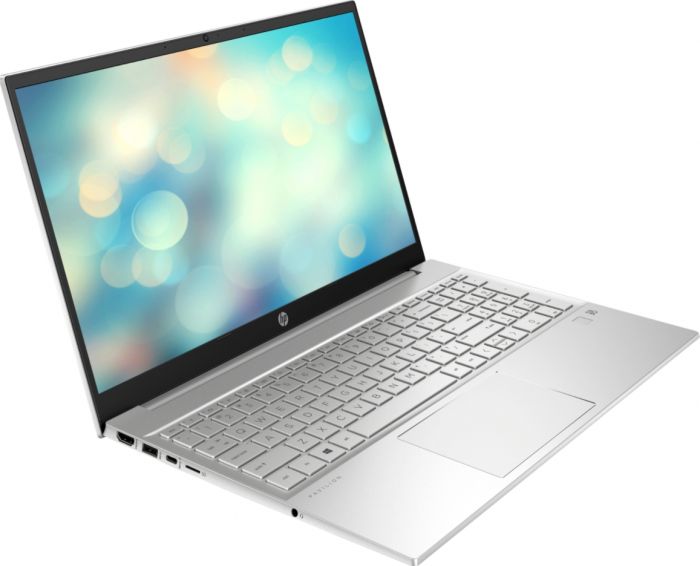 Ноутбук HP Pavilion 15-eh1023ua 15.6" FHD IPS AG, AMD R5-5500U, 8GB, F256GB, UMA, DOS, сріблястий