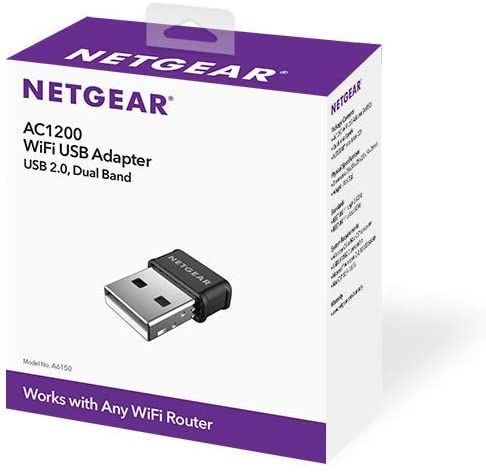 WiFi-адаптер NETGEAR A6150 AC1200, USB 2.0