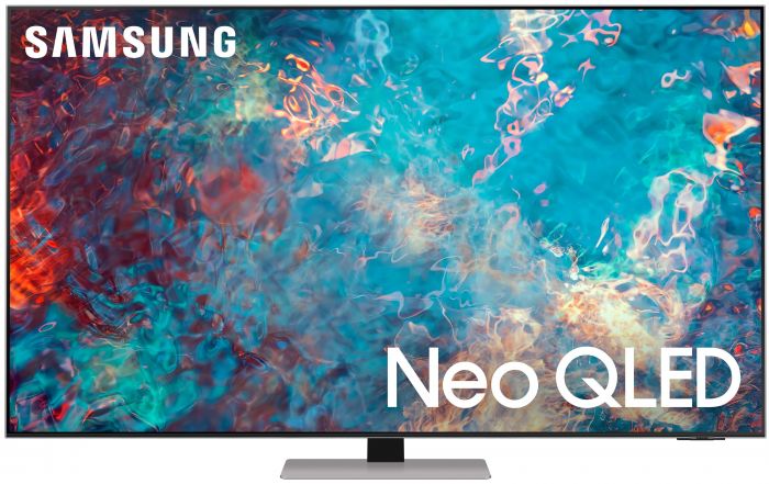 Телевiзор 75" Neo QLED 4K Samsung QE75QN85AAUXUA Smart, Tizen, Silver