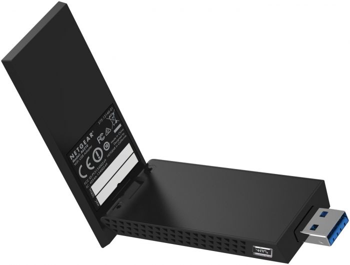 WiFi-адаптер NETGEAR A6210 AC1200, USB 3.0, зовнішн. ант.