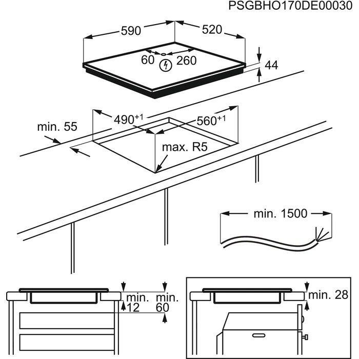 Варильна поверхня Electrolux CIL61443C індукційна