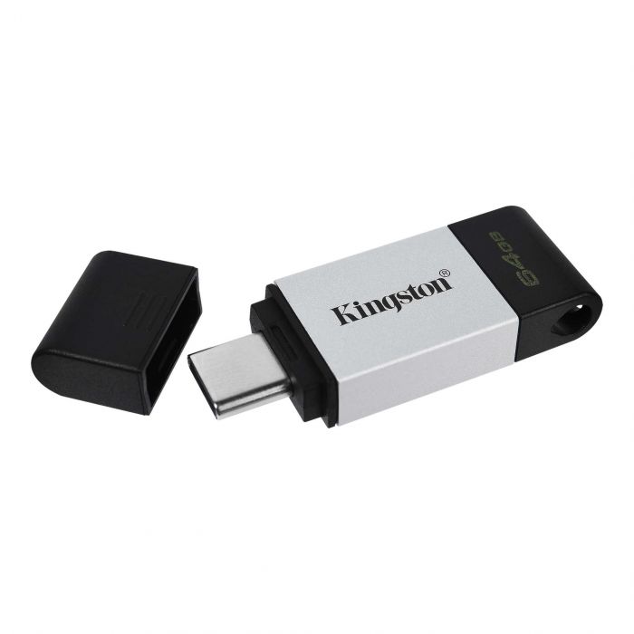 Накопичувач Kingston   64GB USB-C 3.2 Gen 1 DT80