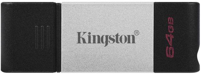 Накопичувач Kingston   64GB USB-C 3.2 Gen 1 DT80