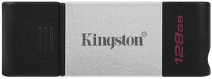 Накопичувач Kingston  128GB USB-C 3.2 Gen 1 DT80