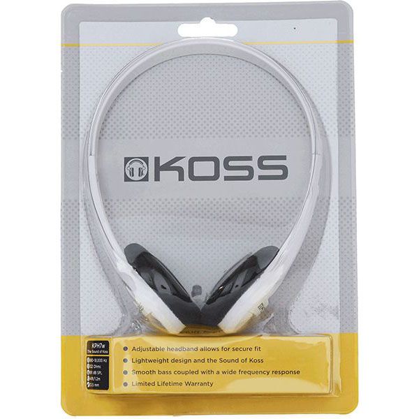 Навушники Koss KPH7w On-Ear White
