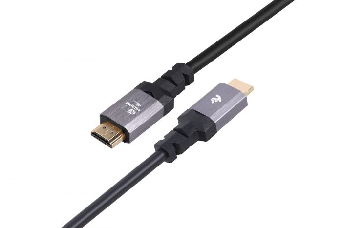 Кабель 2Е HDMI 2.1 (AM/AM), 4K/120Hz or 8K/60Hz, 48Gbps Ultra High Speed, black, 3m
