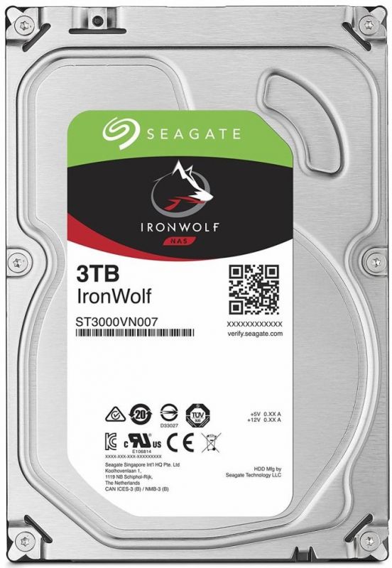 Жорсткий диск Seagate  3TB 3.5" 5900 64MB SATA IronWolf