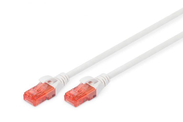 Патч-корд DIGITUS CAT 6 UTP, 5м, AWG 26/7, Cu, LSZH, білий