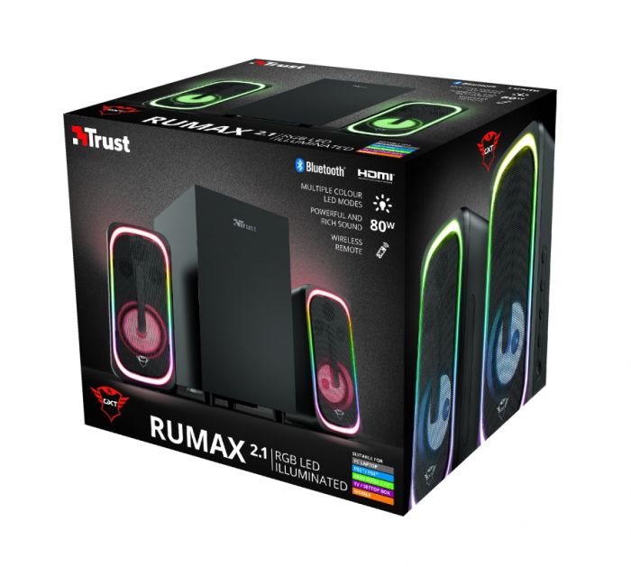 Акустична система (Колонки) Trust 2.1 GXT 635 Rumax RGB Black