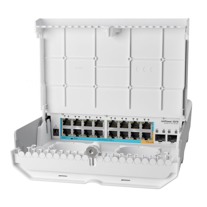 Комутатор MikroTik Cloud Router Switch netPower 15FR CRS318-1FI-15FR-2S-OUT