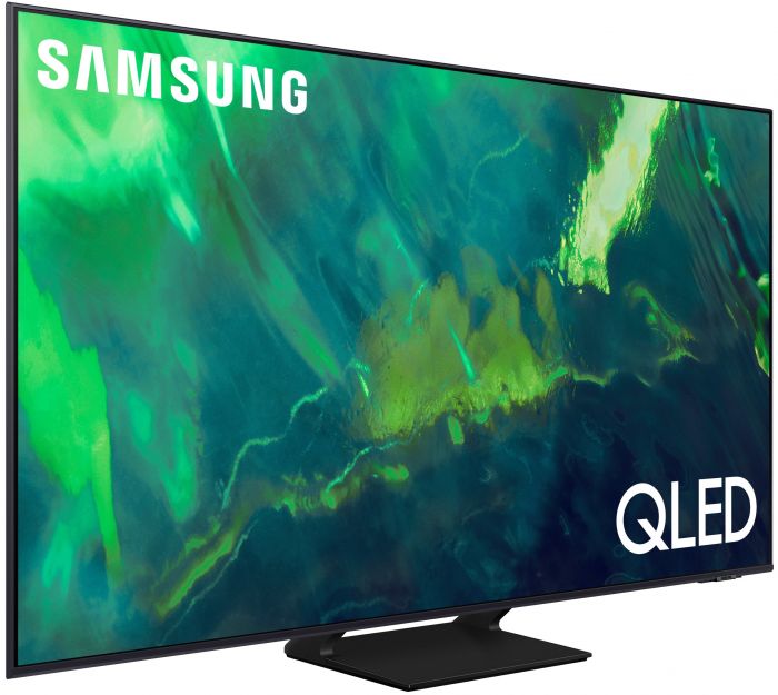 Телевiзор 65" QLED 4K Samsung QE65Q70AAUXUA Smart, Tizen, Black