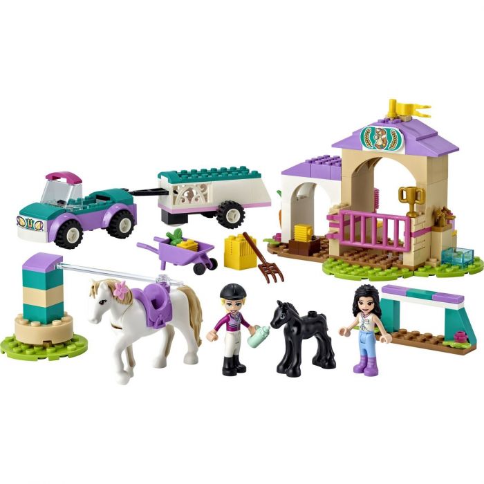 Конструктор LEGO Friends Тренування коней і причіп для перевезення 41441