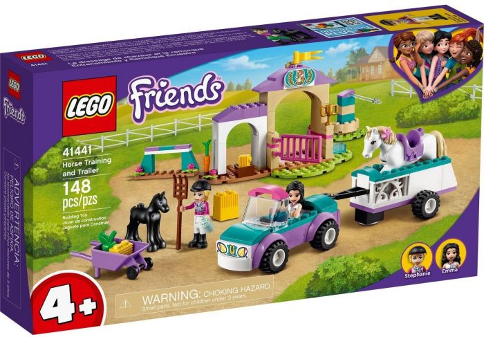 Конструктор LEGO Friends Тренування коней і причіп для перевезення 41441