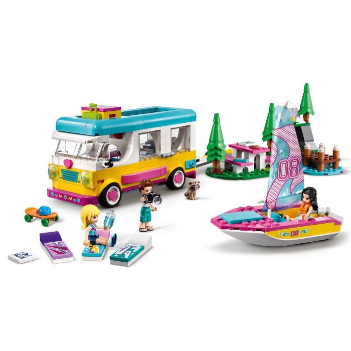 Конструктор LEGO Friends Лісовий будинок на колесах і яхта 41681