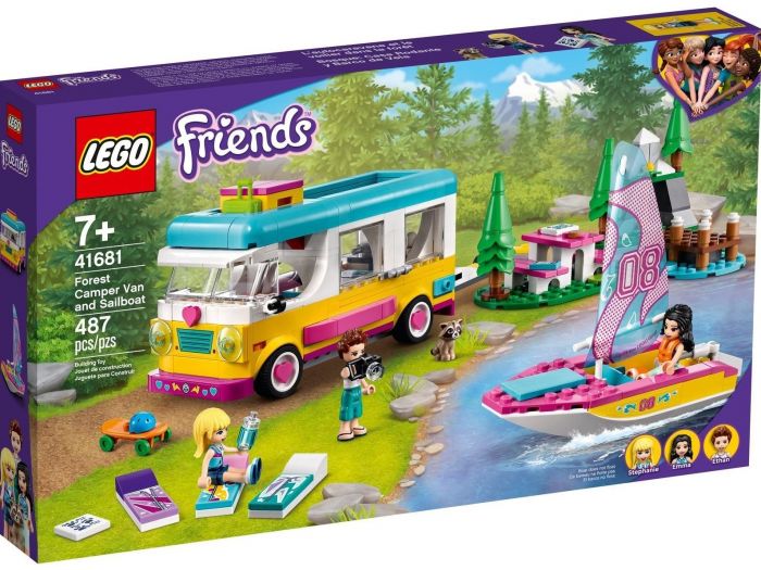 Конструктор LEGO Friends Лісовий будинок на колесах і яхта 41681