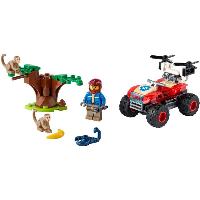 Конструктор LEGO City Квадроцикл для порятунку диких тварин 60300