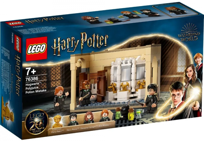 Конструктор LEGO Harry Potter Гоґвортс: невдача з багатозільною настійкою 76386