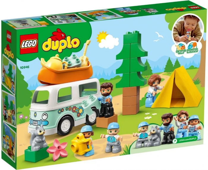 Конструктор LEGO DUPLO Сімейний кемпінг 10946