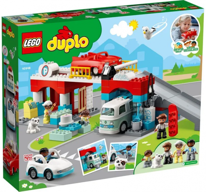 Конструктор LEGO DUPLO Гараж і автомийка 10948
