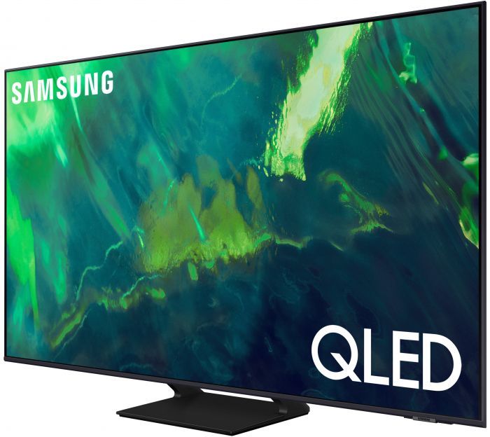 Телевiзор 75" QLED 4K Samsung QE75Q70AAUXUA Smart, Tizen, Black